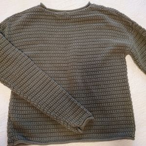 Universal Thread crop sweater, olive green